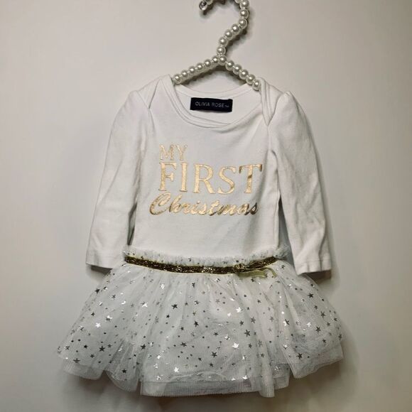 Olivia Rose My First Christmas Dress - Picture 1 of 1